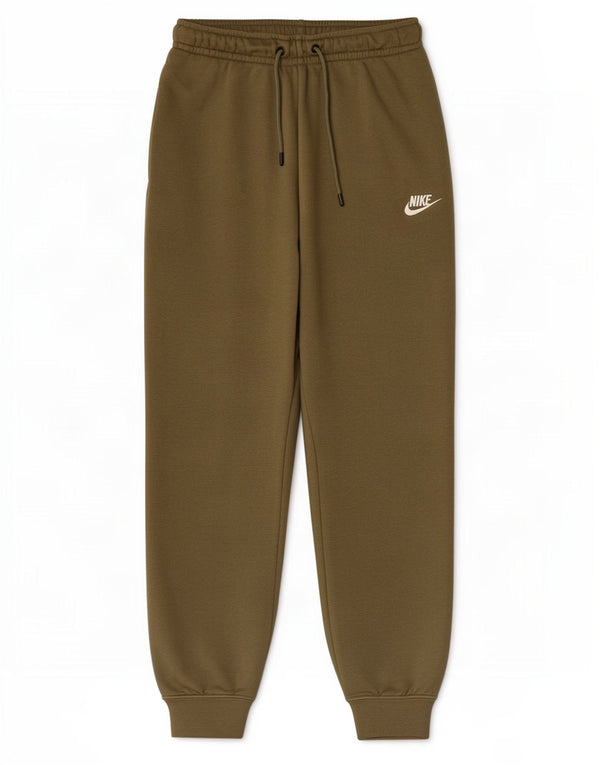 Nike Mujer Chándal Pantalones Joggers UK 6 XS Caqui Algodón