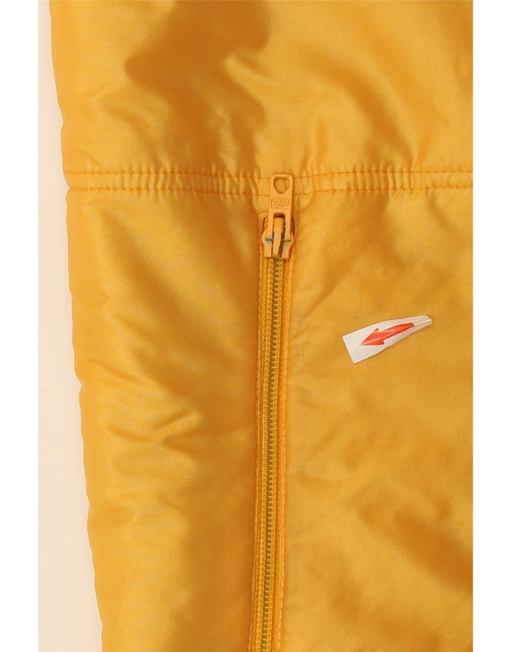 Chaleco vintage para mujer IT 46 Poliamida floral amarilla grande
