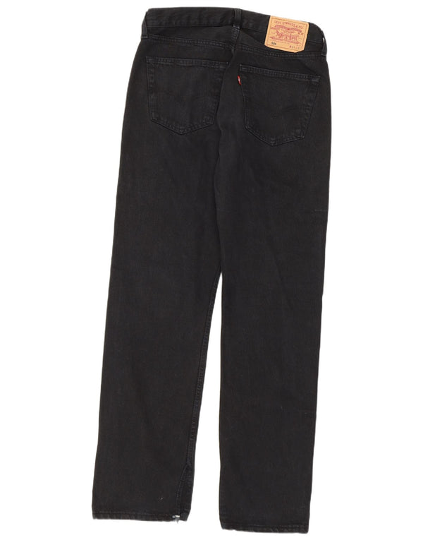 Levi's Vaqueros rectos 501 para hombre W31 L32 Algodón negro