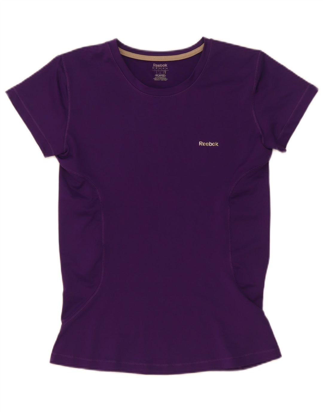 Reebok Camiseta para mujer Top UK 12 Medio Púrpura Poliéster