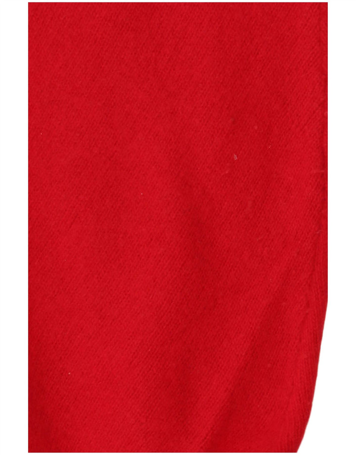 Jersey tipo jersey con cuello tipo polo para mujer de Public EU 44 XL Lana roja