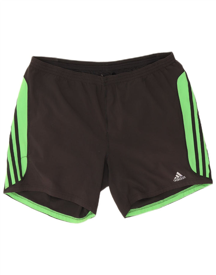 Adidas Mens Climacool Sport Shorts XL Negro Colorblock Poliéster