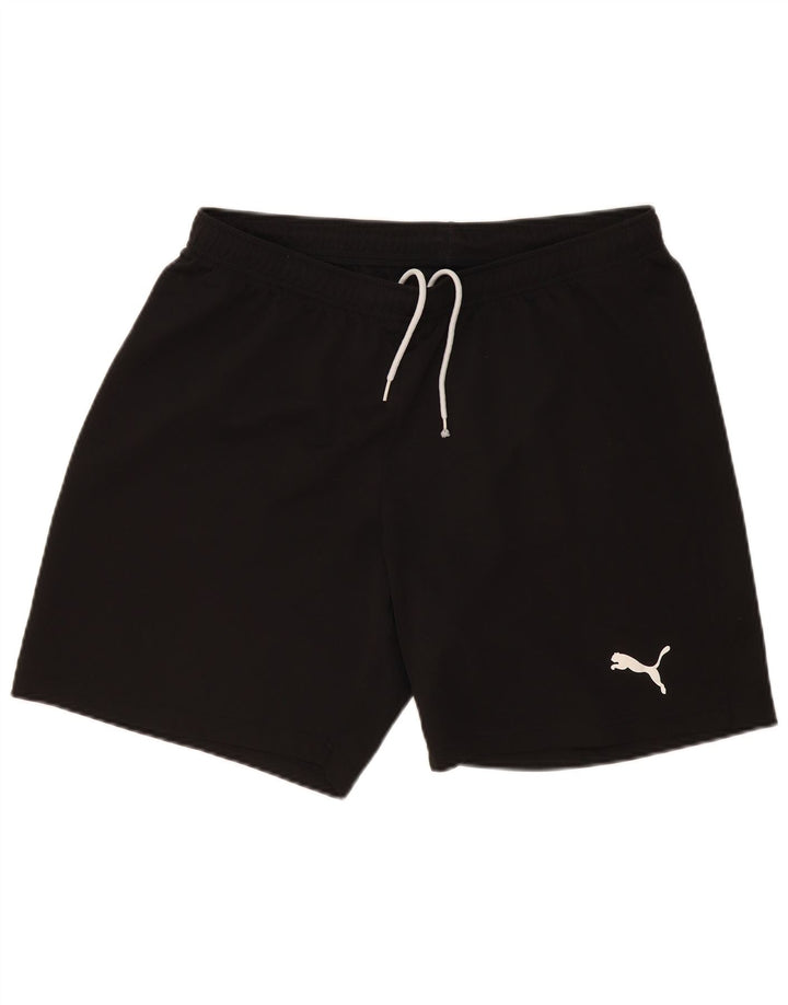 Puma Pantalones cortos deportivos para hombre XL Poliéster negro