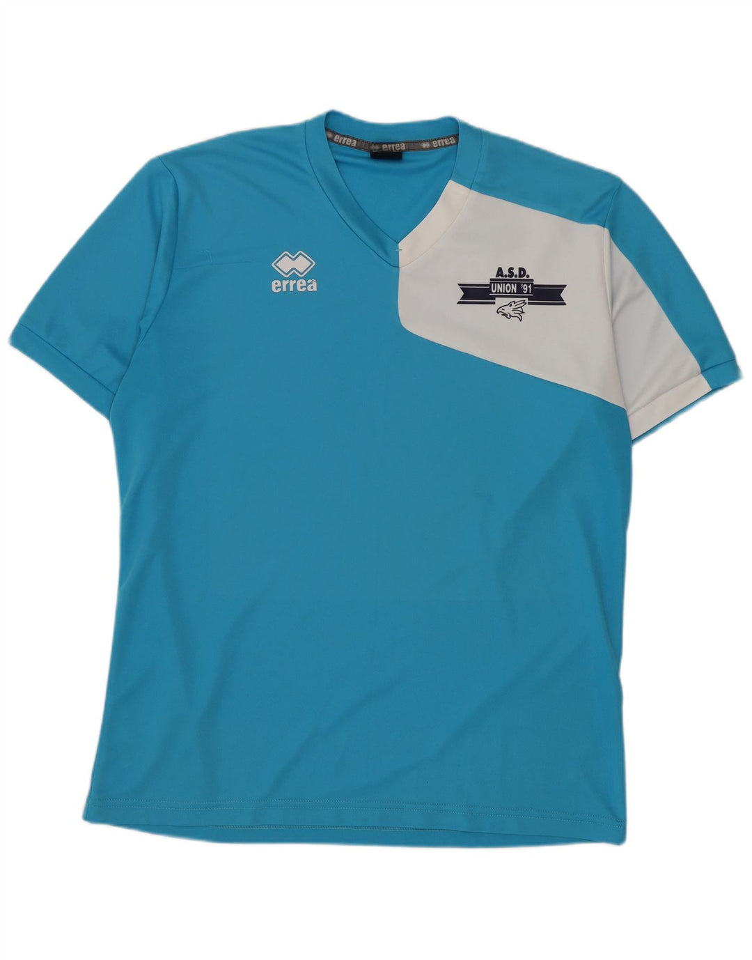 Errea Camiseta Hombre Top XL Azul Colorblock