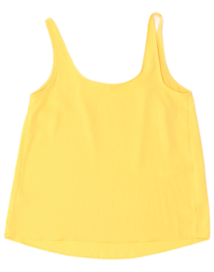 PRIMARK Top de tirantes para mujer UK 8 Small Poliéster amarillo