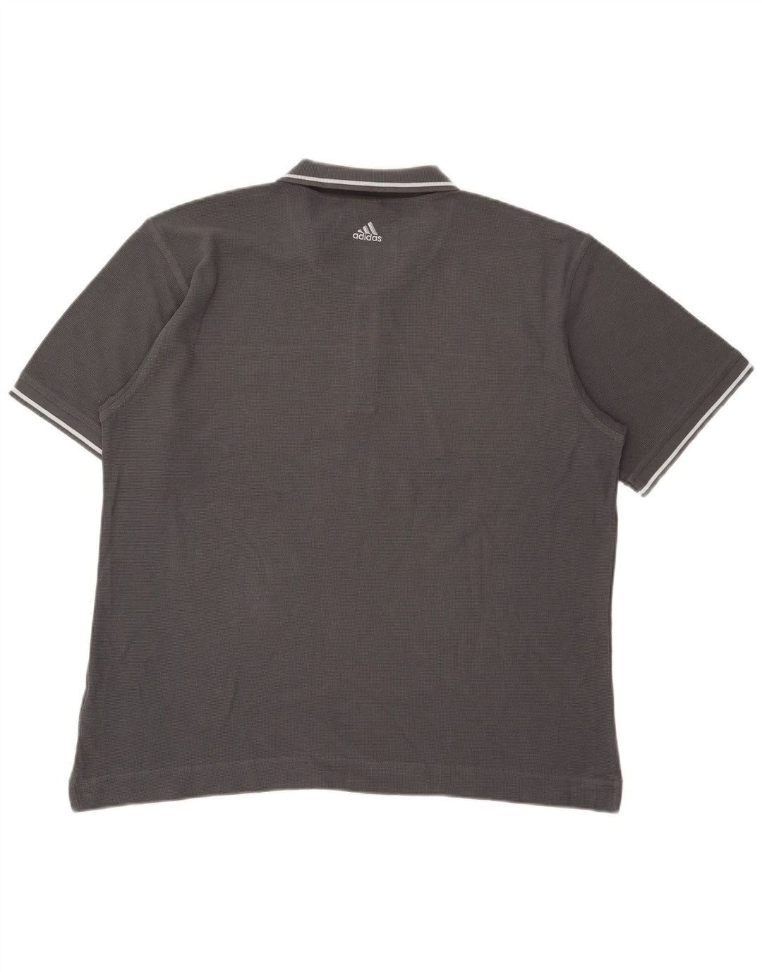 Adidas Polo Hombre XL Gris Algodón