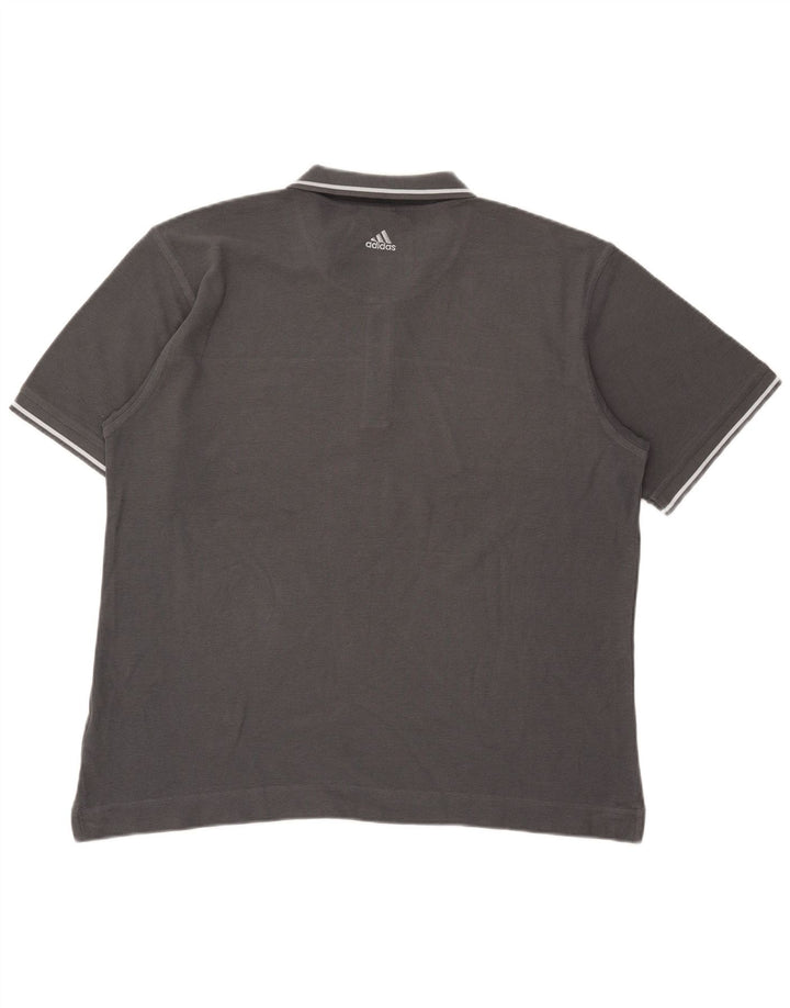 Adidas Polo Hombre XL Gris Algodón