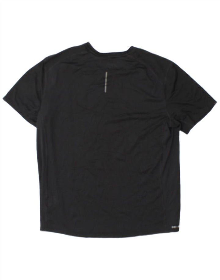 Nike - Camiseta Dri Fit para hombre, talla grande, poliéster negro