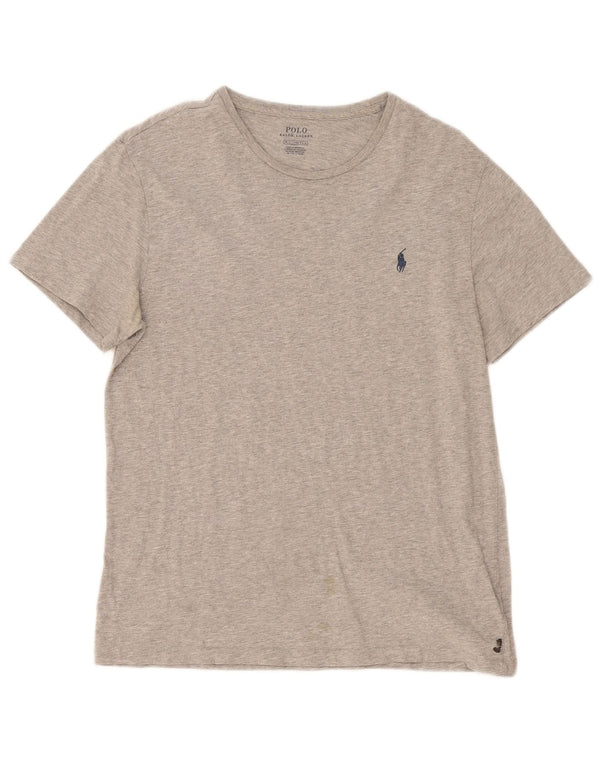 Polo Ralph Lauren - Camiseta para hombre de algodón moteado gris medio