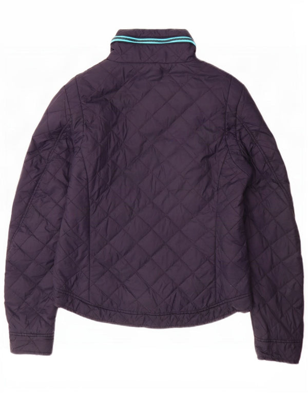 Superdry Chaqueta acolchada con capucha para mujer UK 46 Large Nylon azul marino