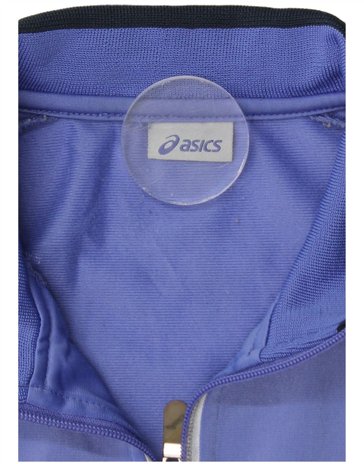 Asics - Chaqueta de chándal para mujer, talla 40, poliéster morado mediano