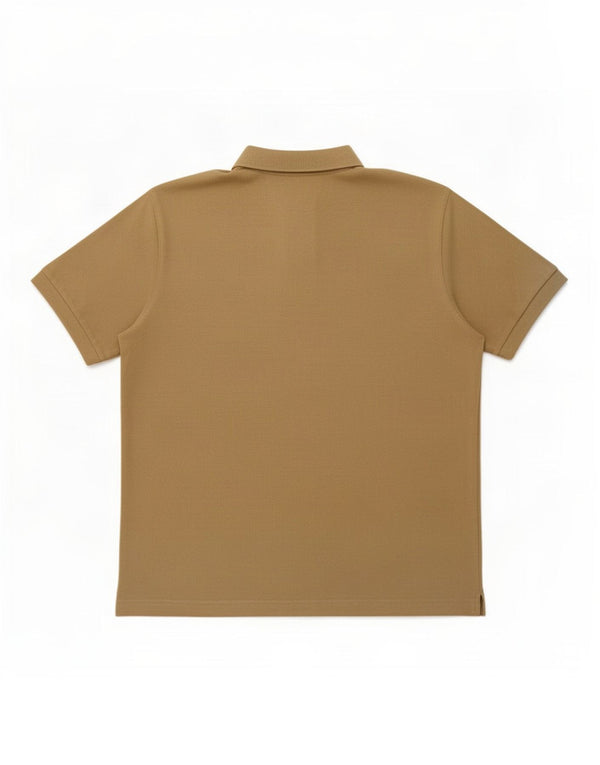 Polo Kappa Hombre Grande Beige Algodón