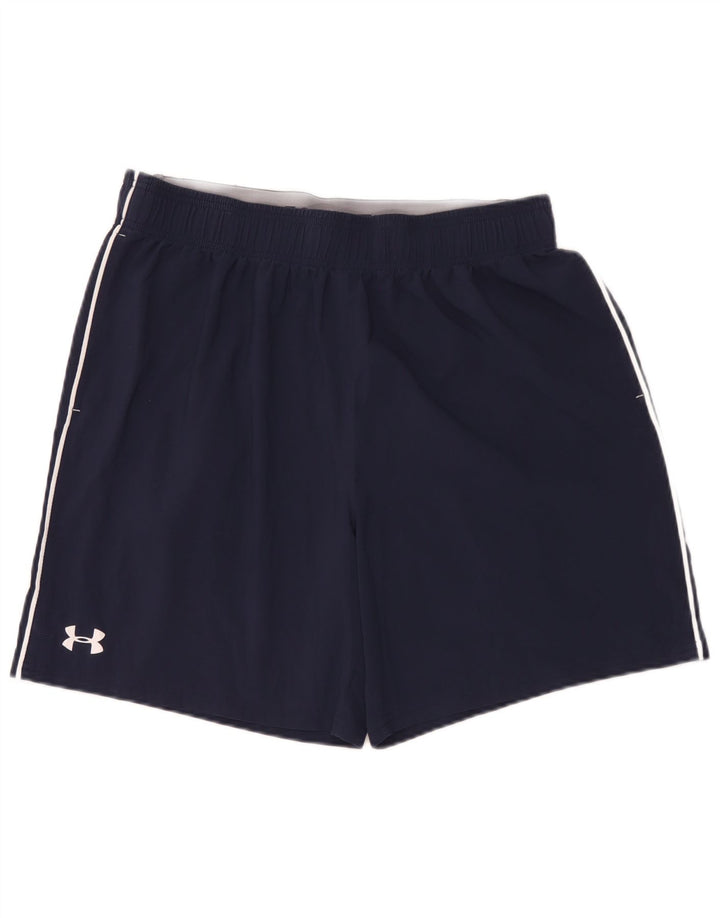 Under Armour Pantalones cortos deportivos gráficos para hombre XL Azul marino