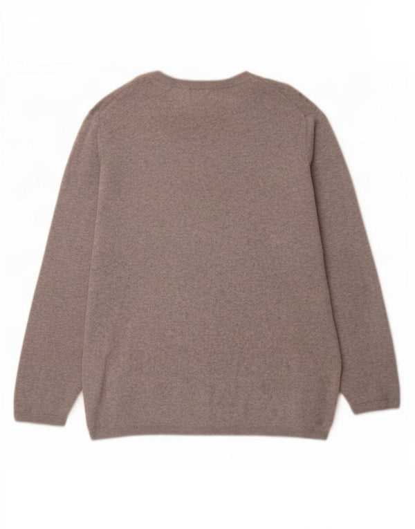 Tommy Hilfiger Jersey con Cuello Barco para Mujer UK 20 2XL Algodón Gris