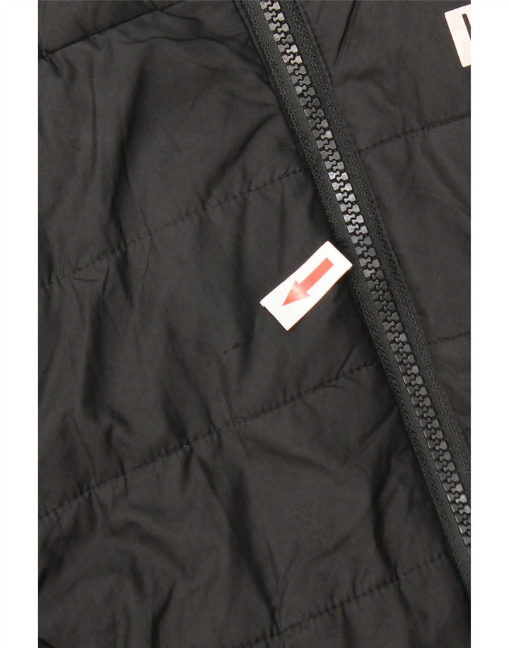 Puma Chaqueta acolchada con capucha para niño 11-12 años Negro Poliéster