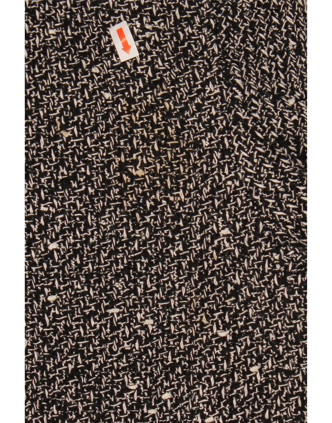 ZARA Mujer Chaqueta Corta Extragrande UK 40 XL Negro Moteado