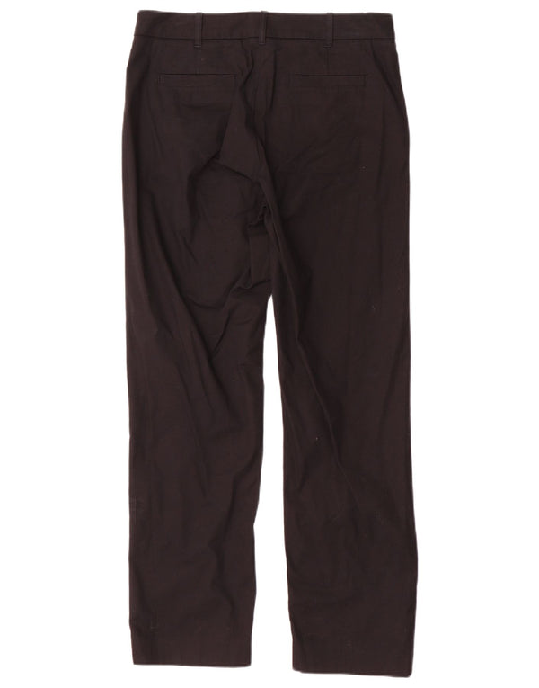 Hobbs Pantalones chinos rectos para mujer UK 8 Small W28 L28 Algodón negro