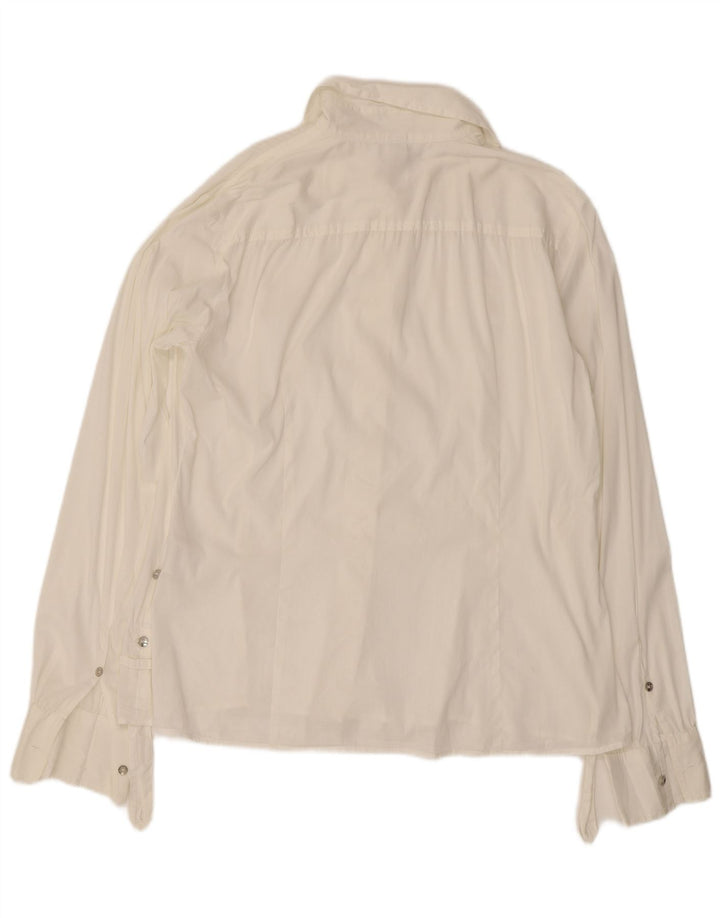 Murphy & Nye Blusa camisera para mujer UK 46 Grande Algodón blanco
