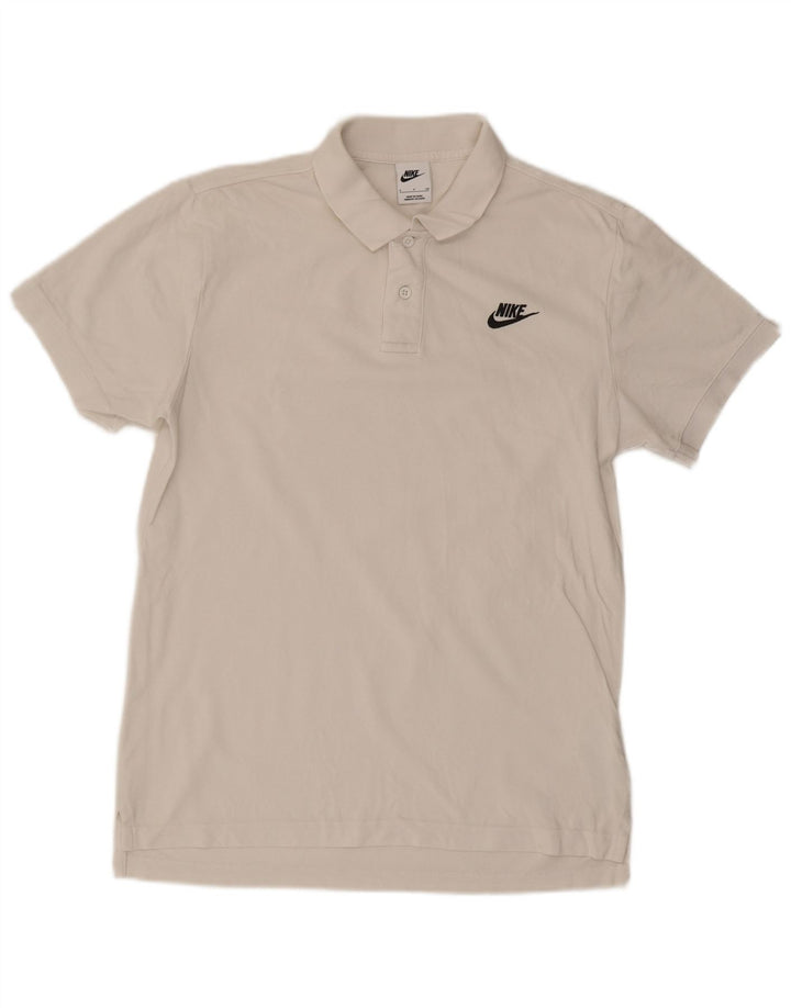 Polo Nike Hombre Pequeño Algodón Blanco