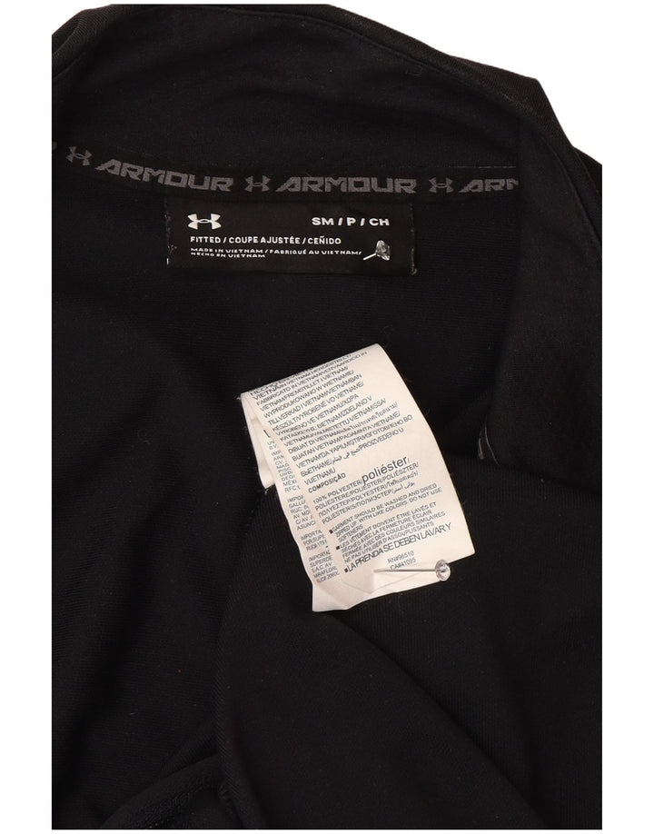 Under Armour Chaqueta de chándal ajustada con gráfico ajustado para hombre Poliéster negro pequeño