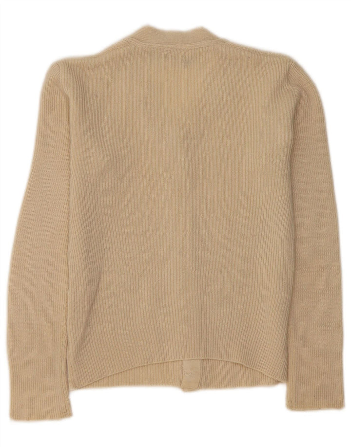 Pierre Cardin suéter tipo cárdigan corto para mujer IT 44 Beige medio