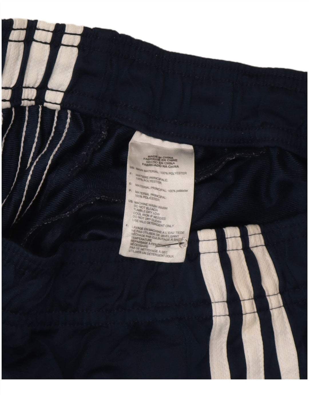 Pantalón De Chándal Adidas Hombre Medio Azul Marino Poliéster