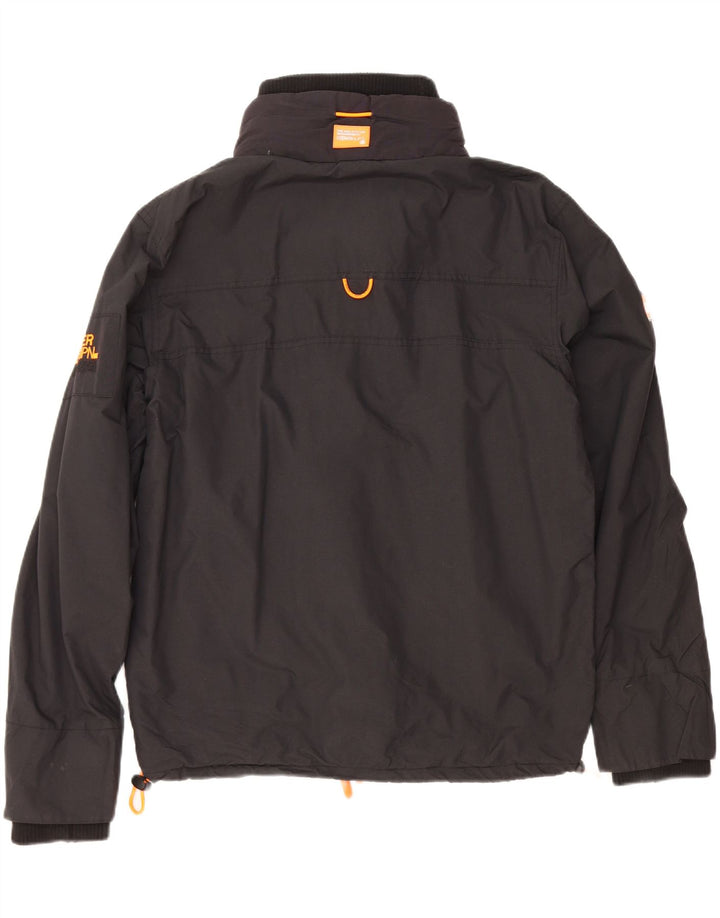 Superdry Chaqueta cortavientos para mujer UK 46 Large Nylon negro