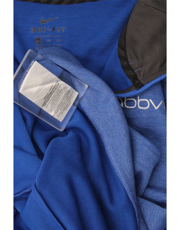Nike - Sudadera con capucha y cremallera para hombre, talla 2XL, color azul, poliéster