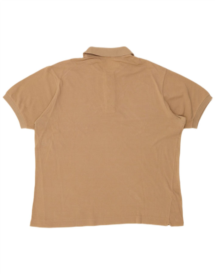 LACOSTE Polo para hombre talla 5 grande algodón beige
