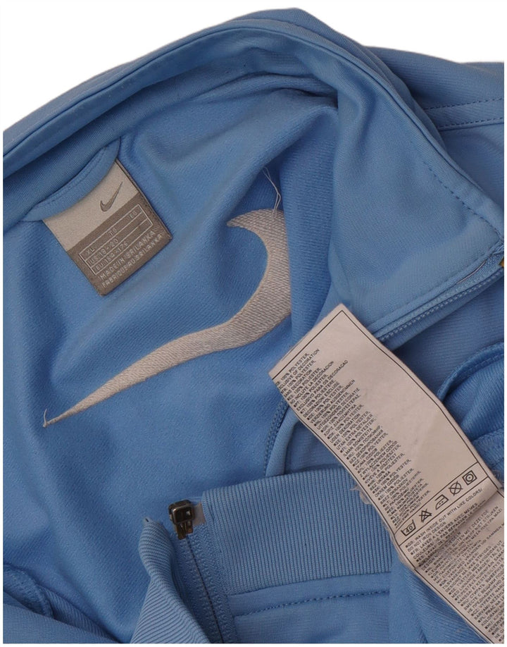 Nike Boys Graphic Chándal Top Chaqueta 13-14 años XL Azul Poliéster