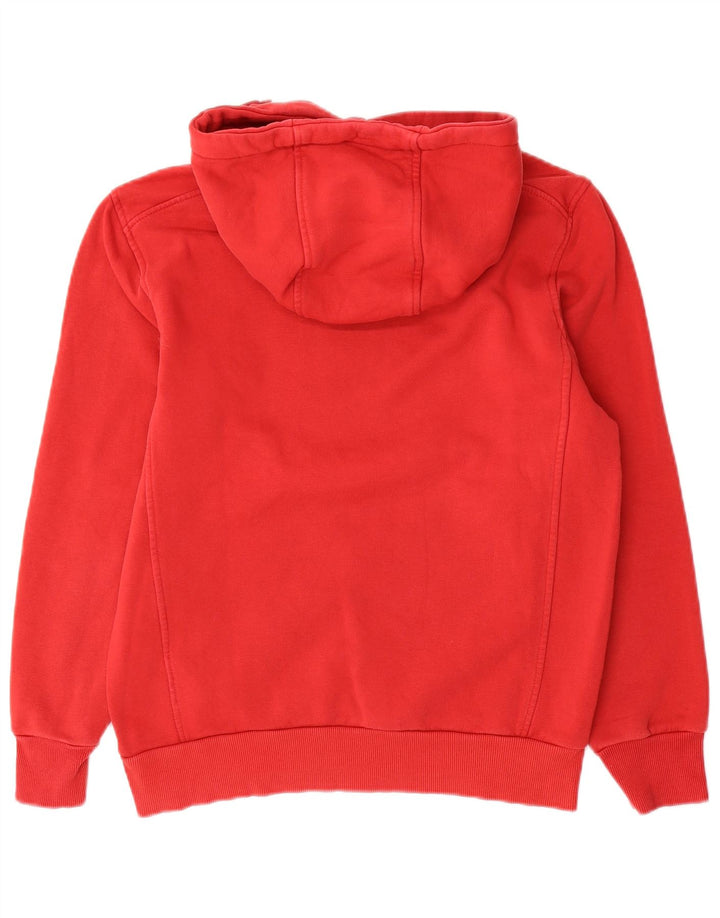 GAS Hombre Sudadera Con Capucha Gráfica Jersey De Algodón Rojo Medio