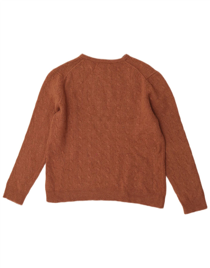 Marks & Spencer Suéter con cuello redondo para niños 12-13 años Marrón