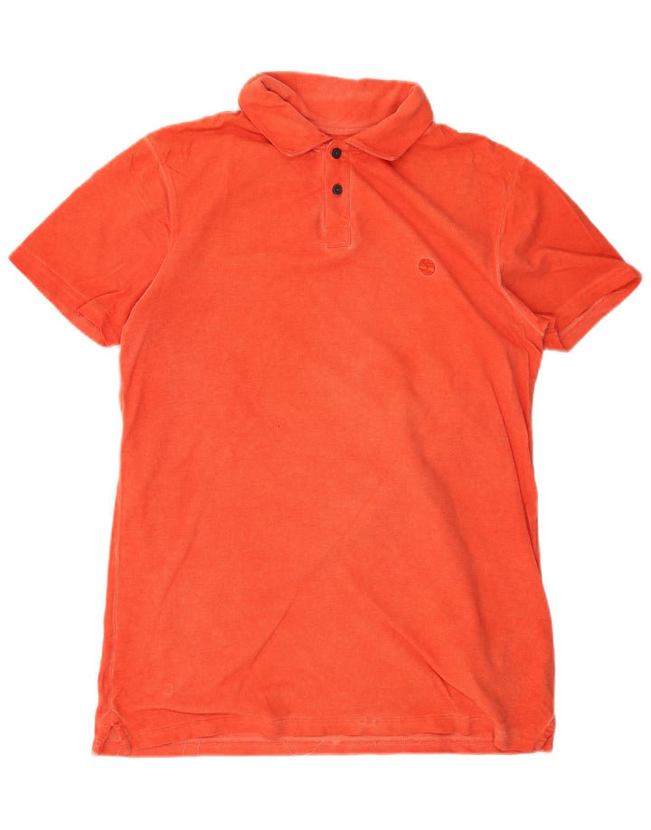 Timberland Polo Hombre Algodón Naranja Medio