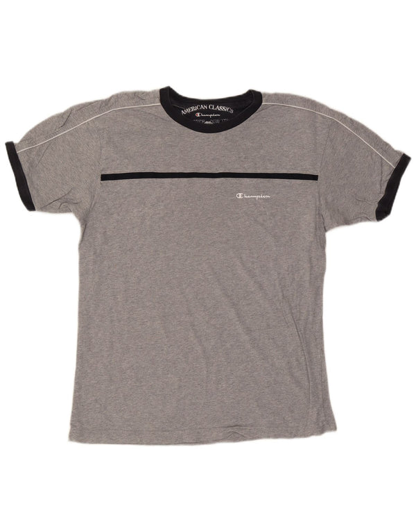 Champion Camiseta para hombre Top Grande Gris