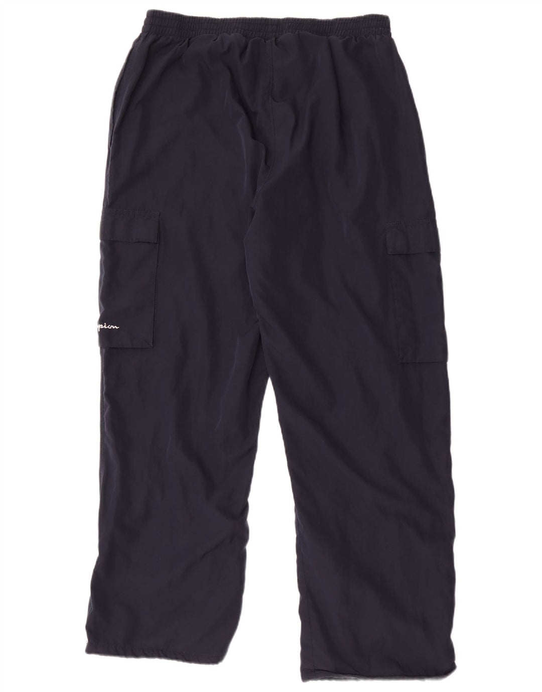 Champion Hombres Cargo Cortavientos Pantalones Grande Azul Marino