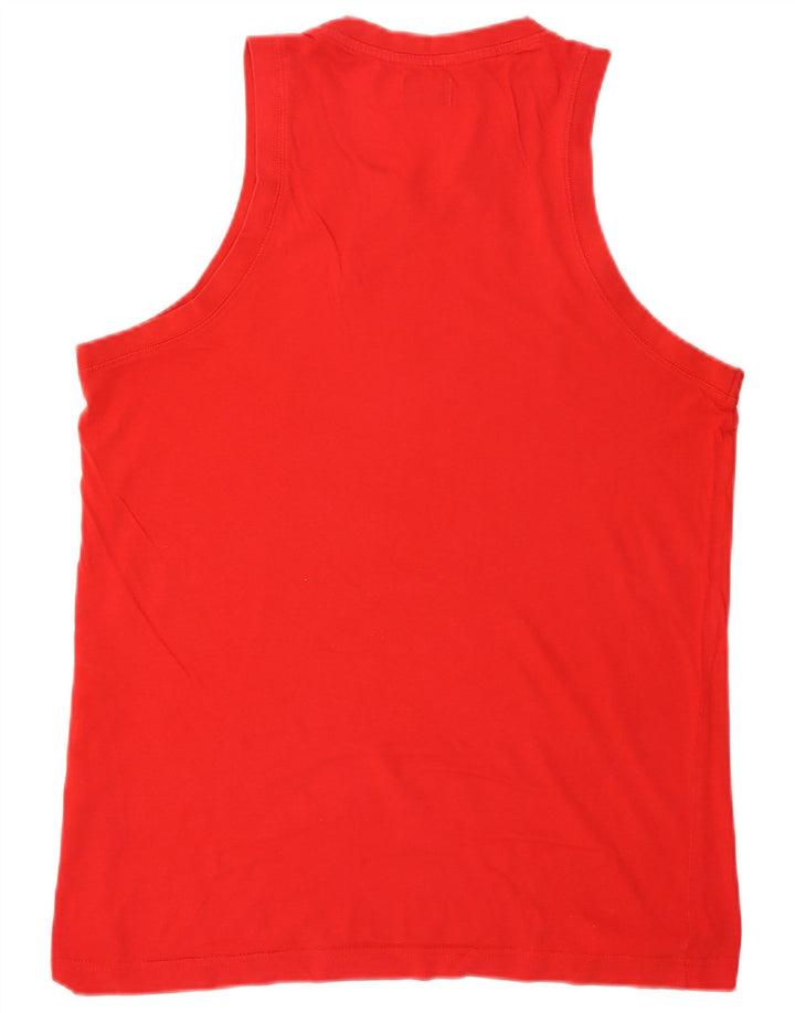 Kappa Hombre Chaleco Top XL Rojo Algodón