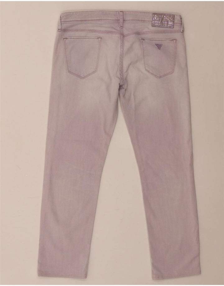 Vaqueros Guess Mujer Slim W30 L26 Algodón Morado
