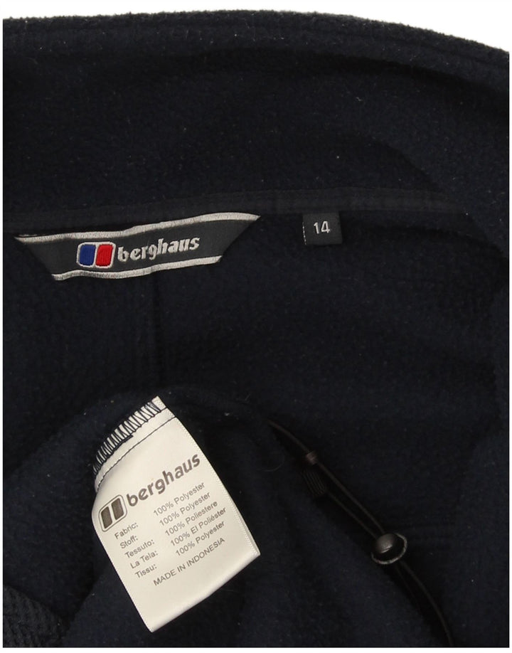 Berghaus Chaqueta polar para mujer UK 40 Grande Poliéster azul marino
