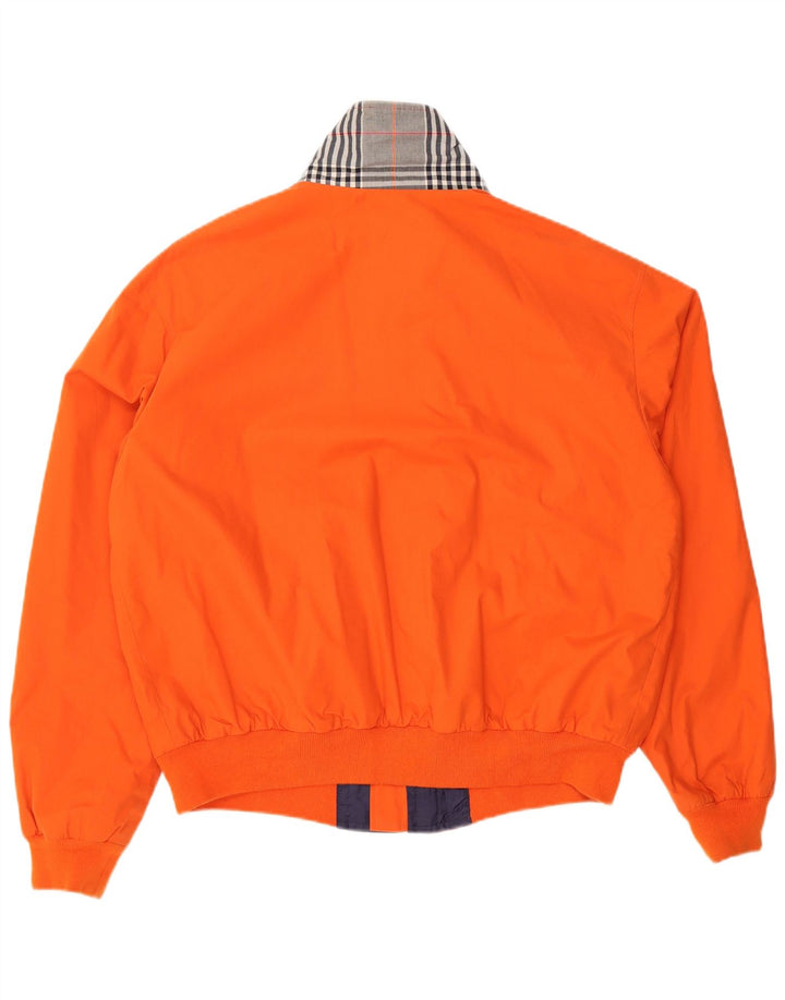MACKINTOSH Chaqueta bomber para hombre UK 44 2XL Algodón a cuadros naranja