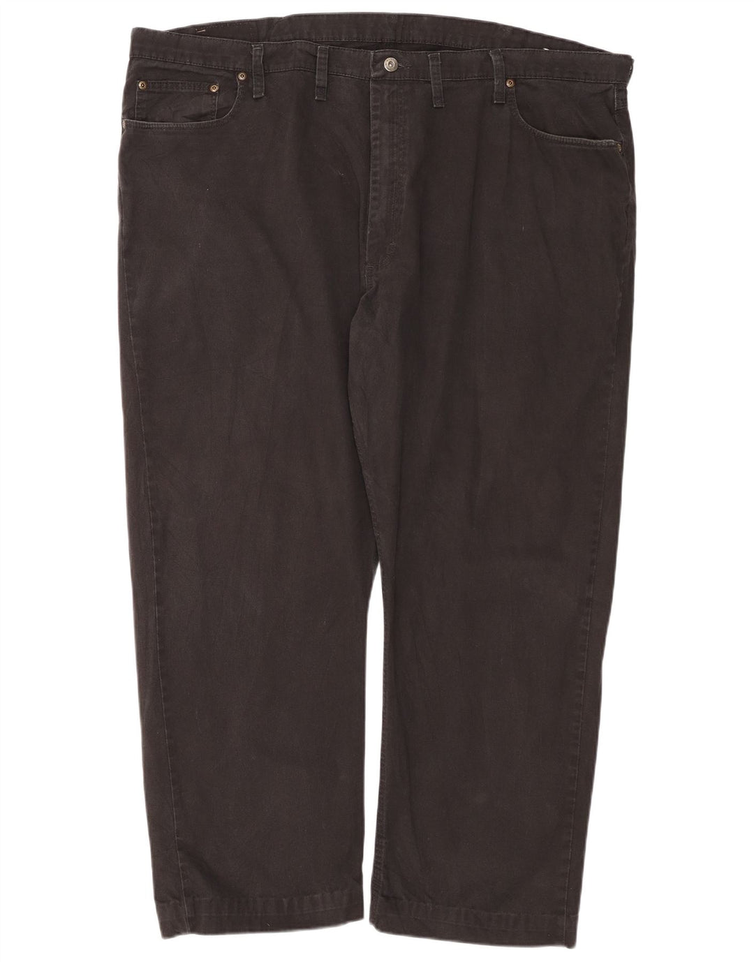 WRANGLER Vaqueros rectos para hombre W46 L30 Algodón negro