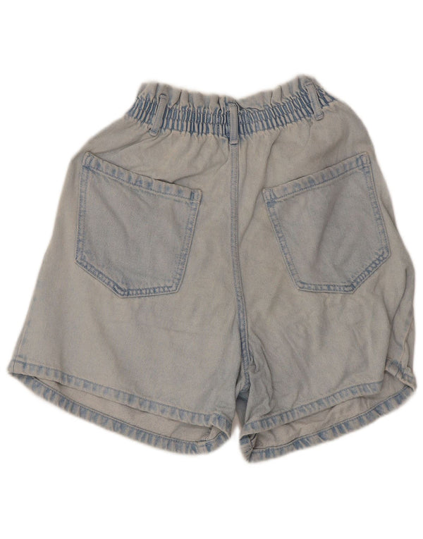 Zara Pantalones cortos de mezclilla para mujer EU 38 Small W28 Algodón azul