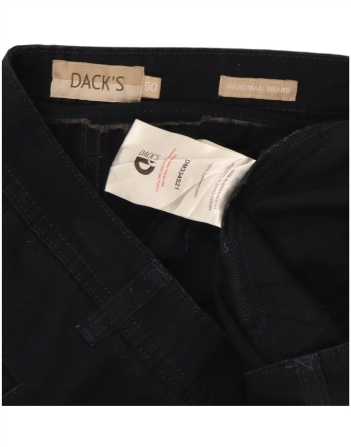 Dack's Bermudas para hombre IT 50 grande W34 algodón azul marino