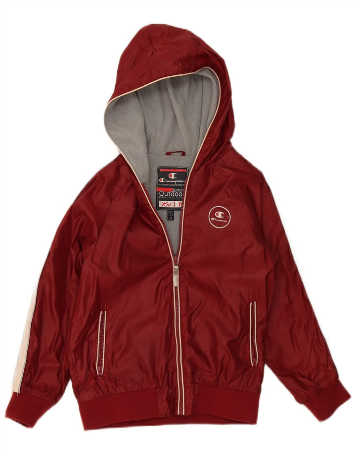 Champion Chaqueta Cortavientos para Niños 7-8 Años Small Borgoña Colorblock
