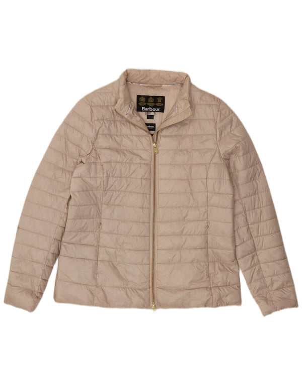 Chaqueta acolchada para mujer Barbour UK 46 Poliéster beige grande
