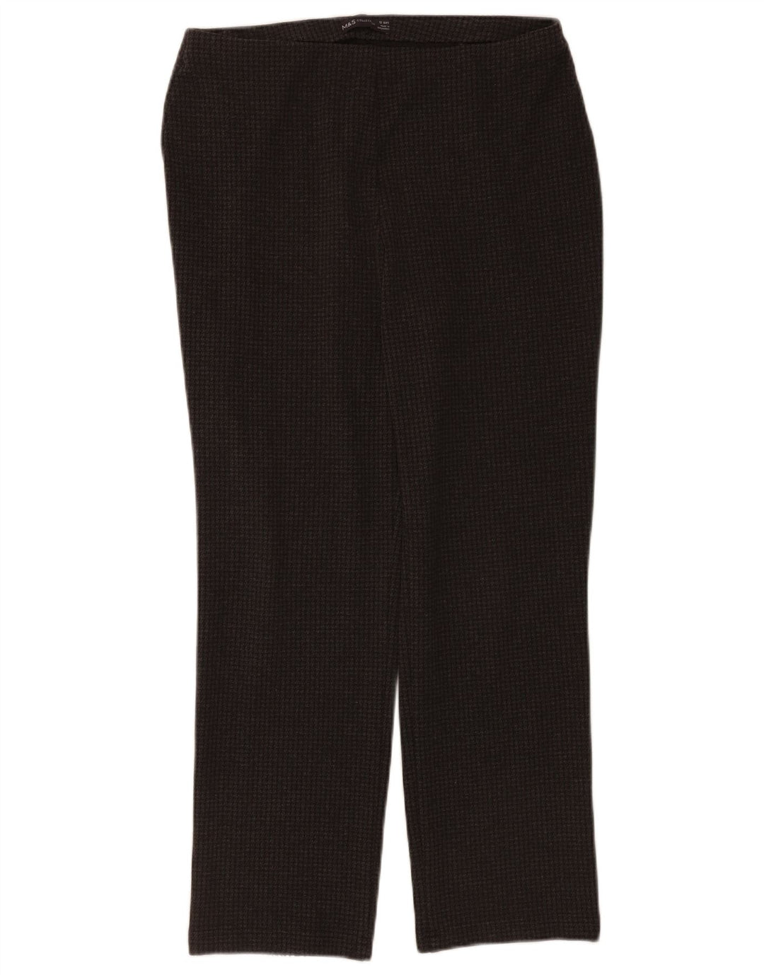 Marks & Spencer Pantalones Casuales para Mujer UK 12 Medium W32 L28 Negro