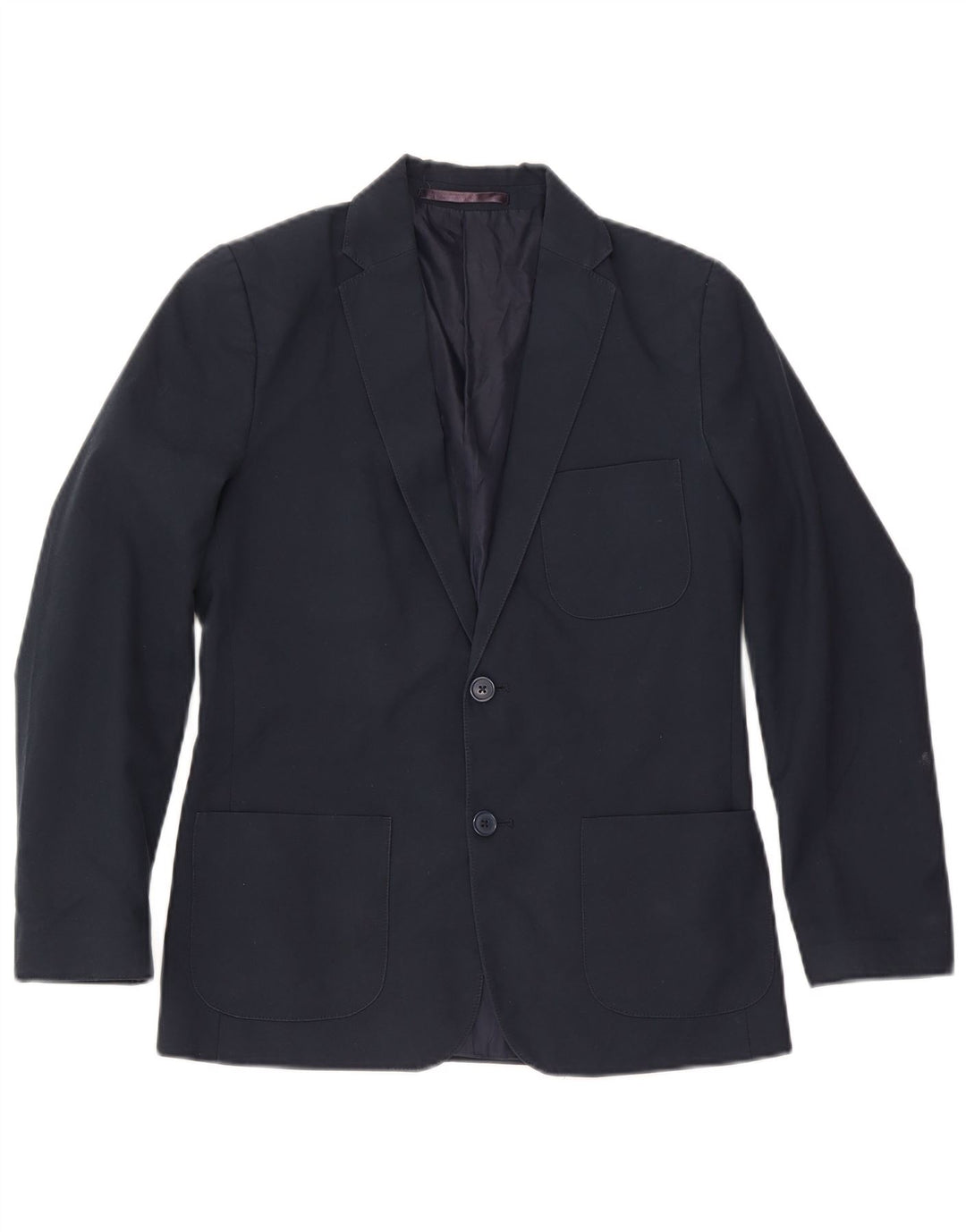 Marks & Spencer Chaqueta tipo blazer de 2 botones para niño 13-14 años Azul marino Poliéster