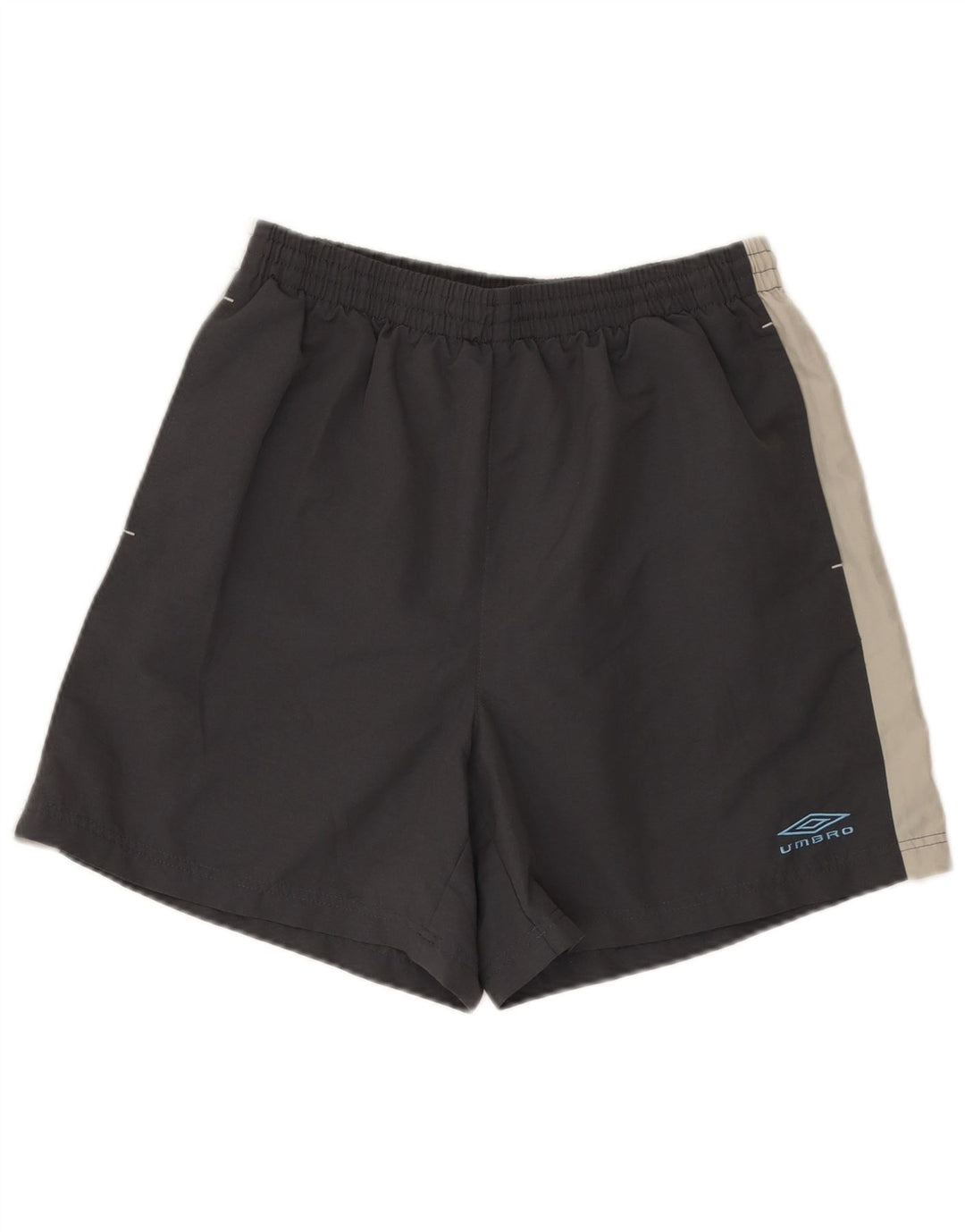 Umbro Pantalones cortos deportivos para hombre XL Gris Colorblock Poliéster