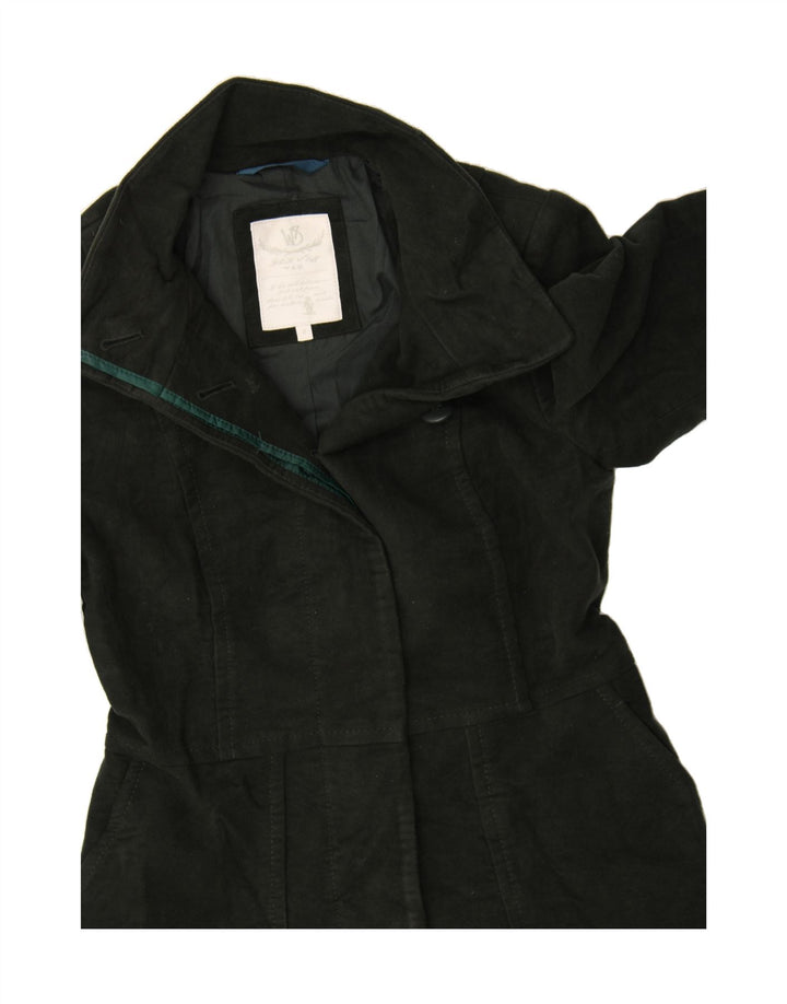 WHITE STUFF Womens Overcoat UK 8 Small Green Cotton Vintage White Stuff and Second-Hand White Stuff from Messina Hembry 