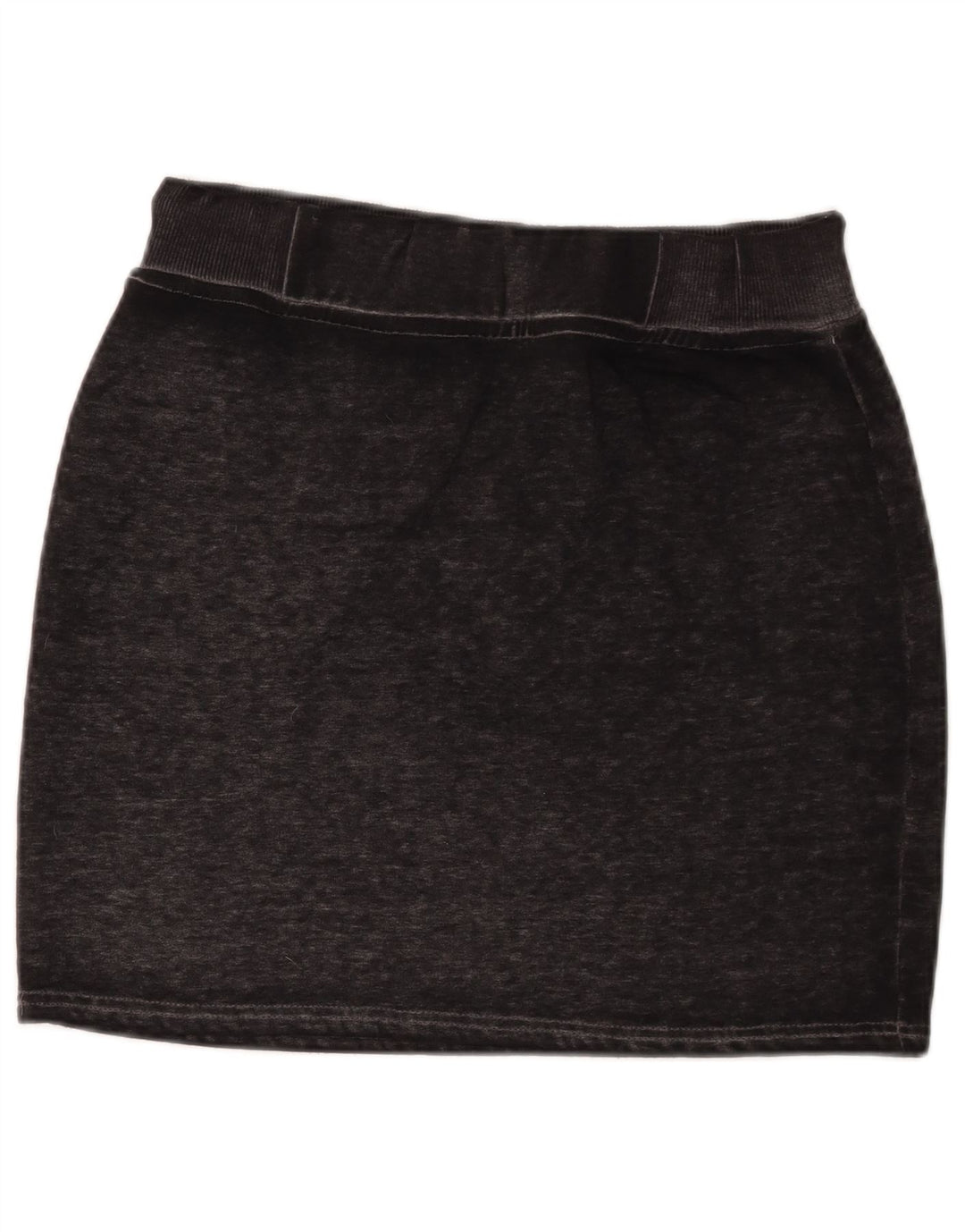 Superdry Minifalda Gráfica Mediana W30 De Algodón Moteado Negro
