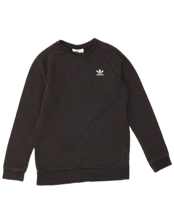 Adidas Hombre Sudadera Jumper Small Negro Algodón
